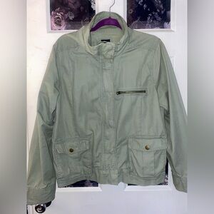 GAP olive green utility jacket. Size XL.